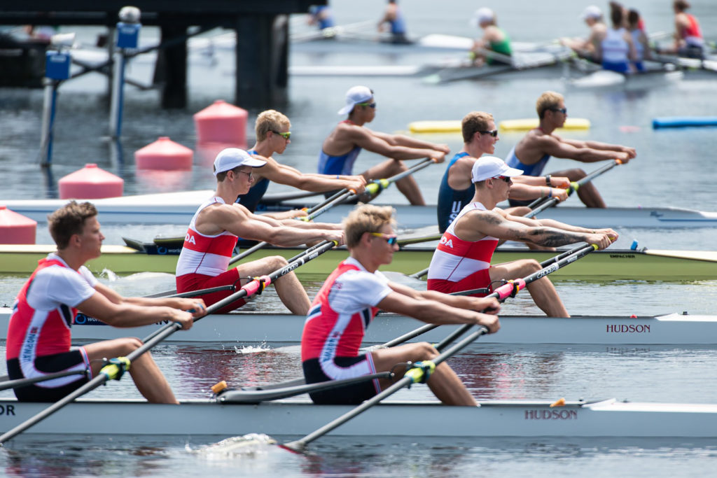 Canadian boats through to semifinals and finals at U23 Worlds Rowing