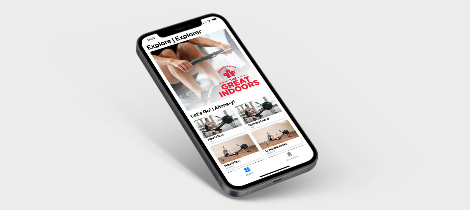 RCA indoor rowing app now available