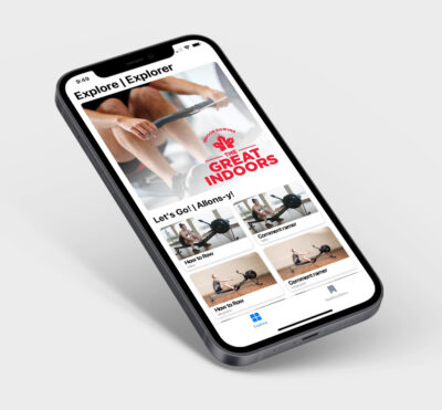 RCA indoor rowing app now available