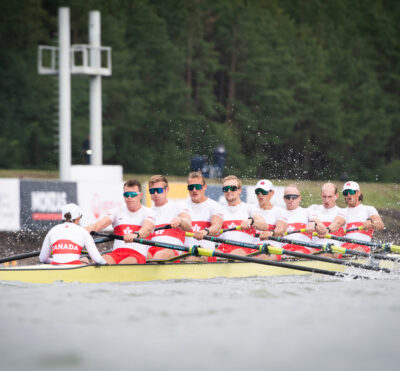 Canadian eights in the A finals