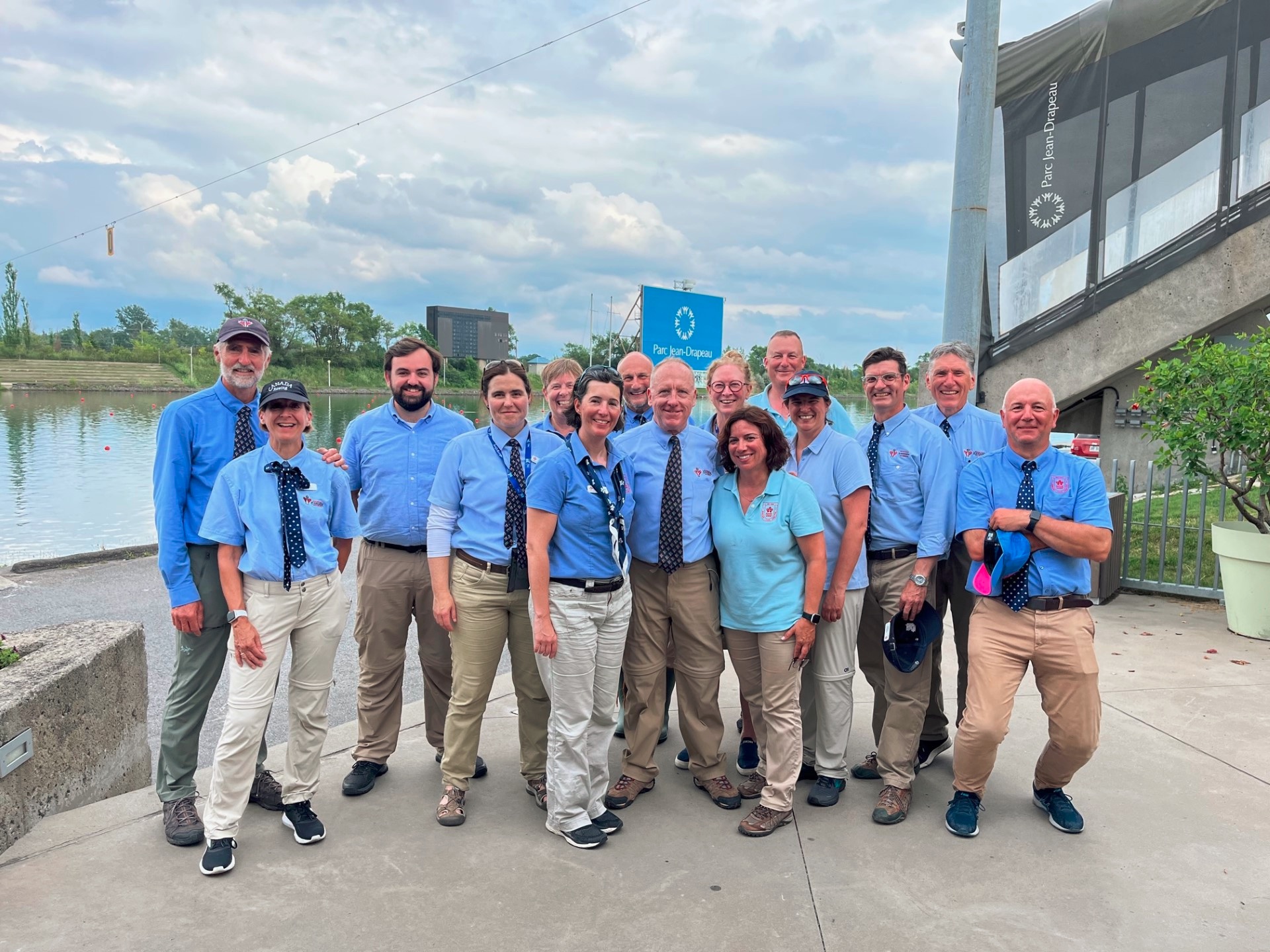 Umpires at the 2023 Montreal ERA Regatta (Eastern Rowing Association)