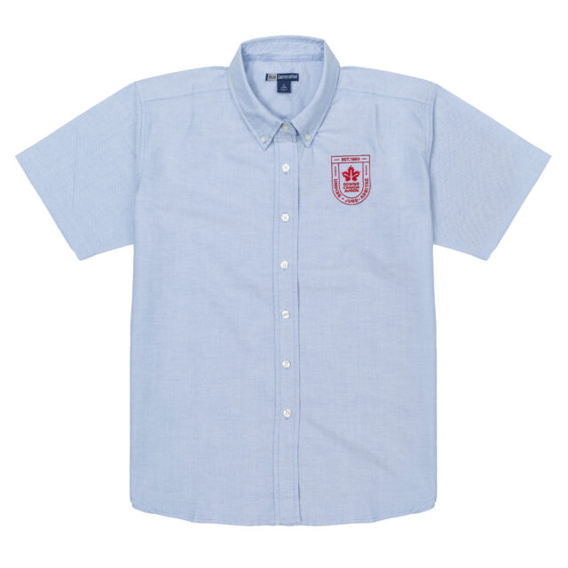 Umpire Short-Sleeve Oxford Shirt (BlueGeneration)