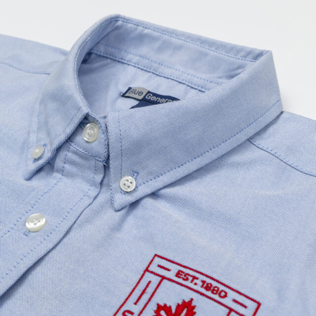 Umpire Short-Sleeve Oxford Shirt (BlueGeneration)
